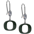 Oregon Ducks Crystal Dangle Earrings